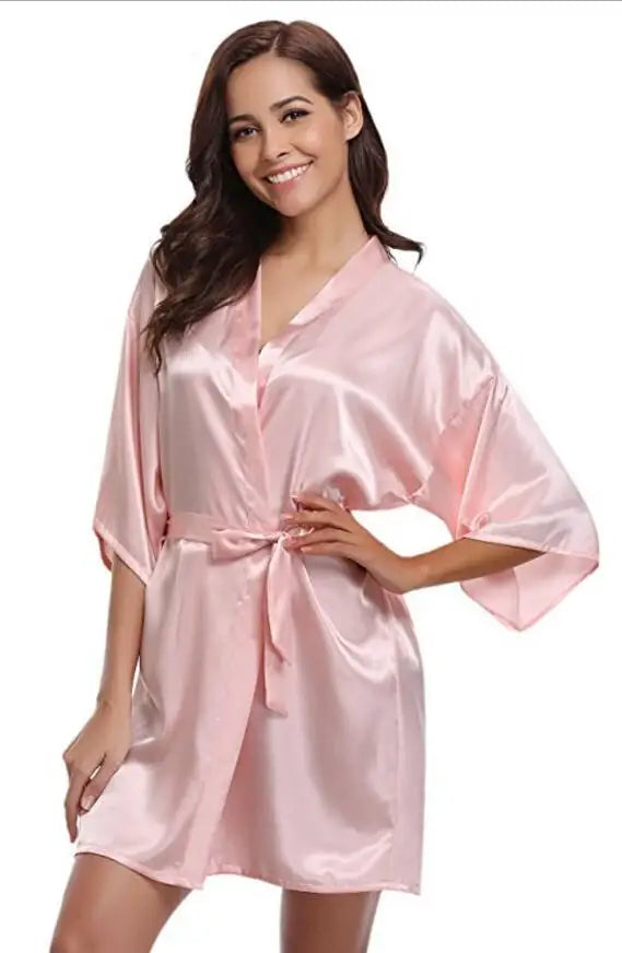 Pyjama Kimono Femme <br> Modèle #SATIN