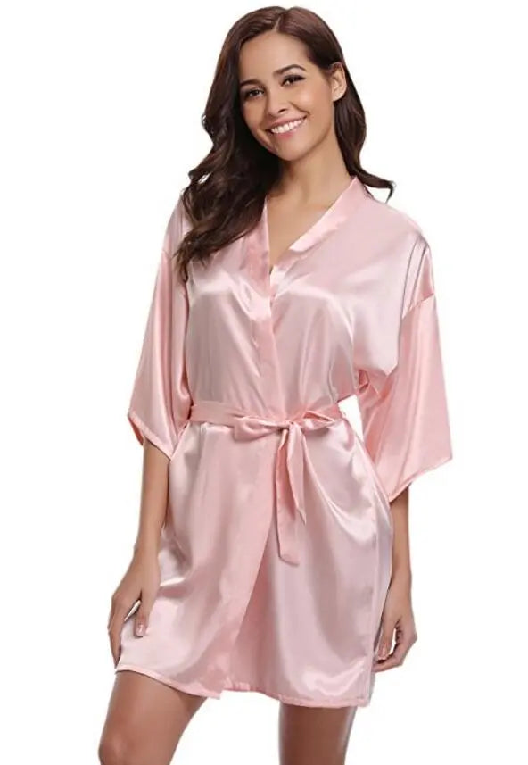 Pyjama Kimono Femme <br> Modèle #SATIN