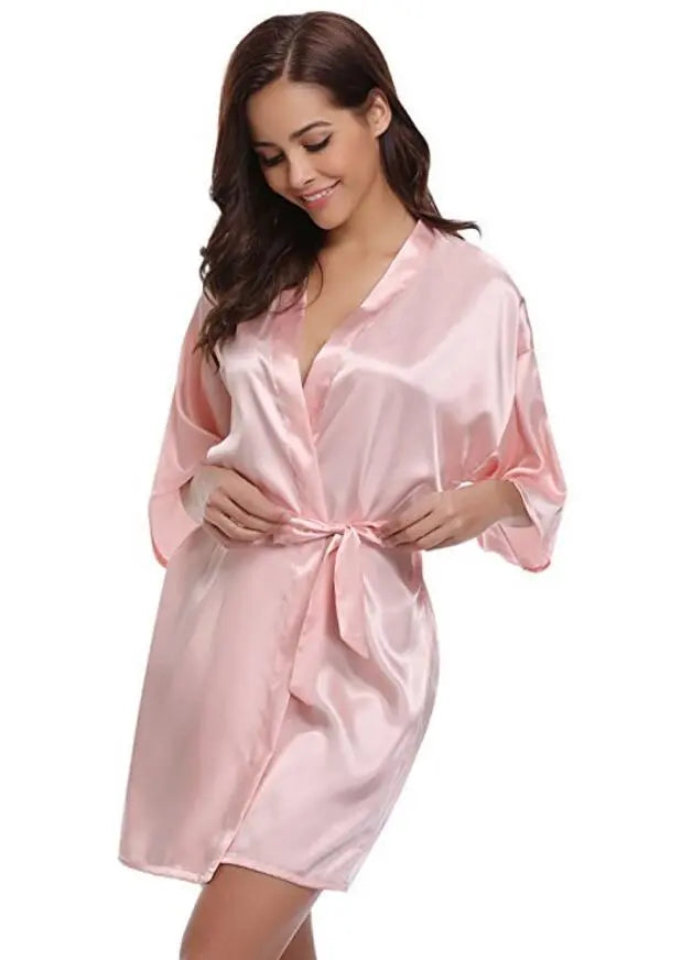 Pyjama Kimono Femme <br> Modèle #SATIN