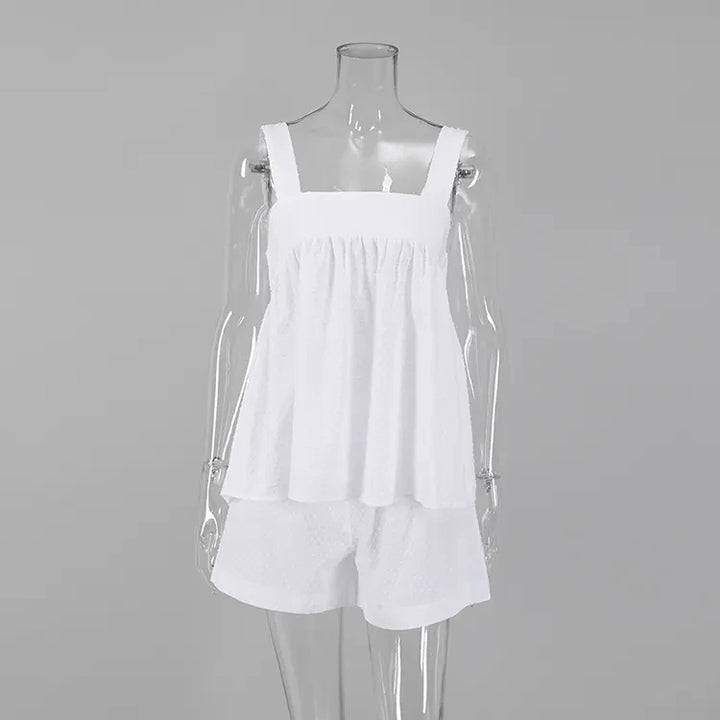 Pyjama Short femme coton <br> Modèle #COTON #ÉTÉ