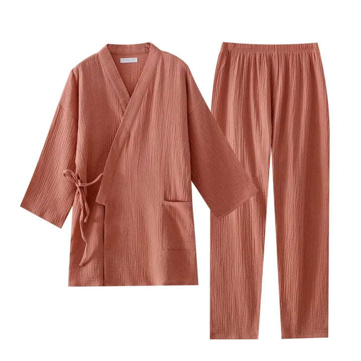 Pyjama femme gaze de coton <br> Modèle #GAZECOTON