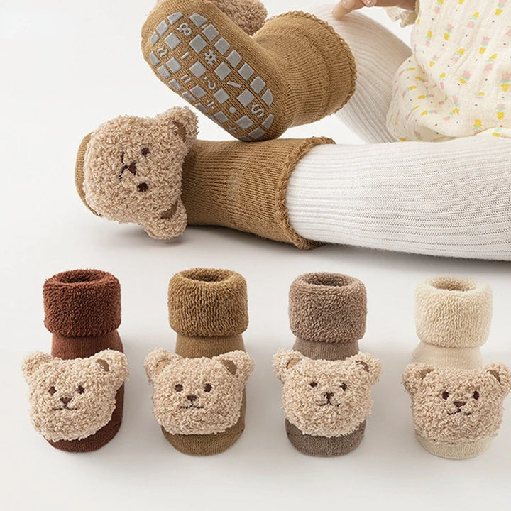 Chaussettes en coton doux pour bébé