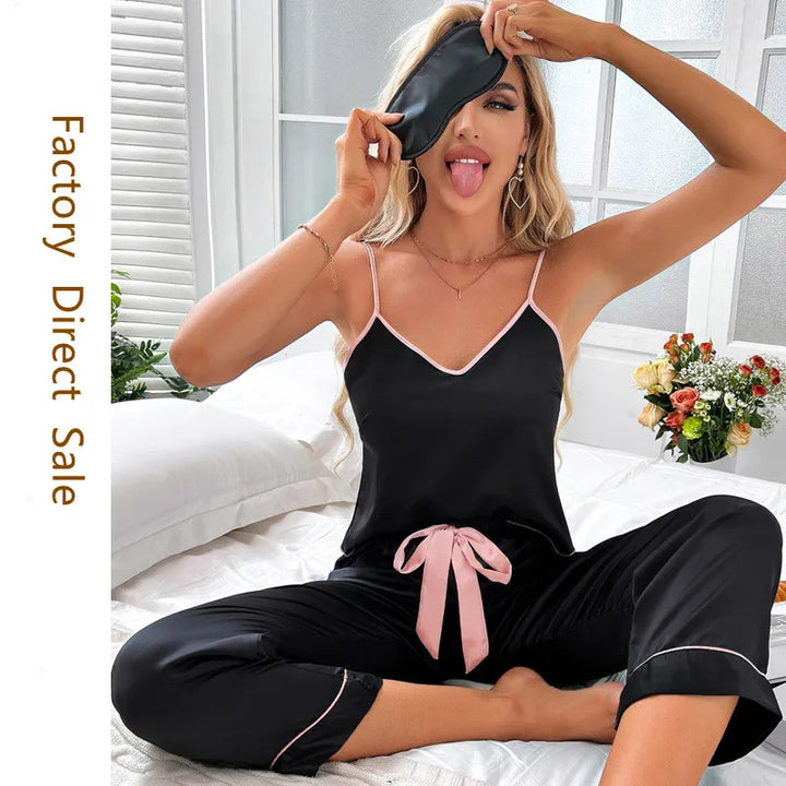 Pyjama femme en satin <br> #SATIN