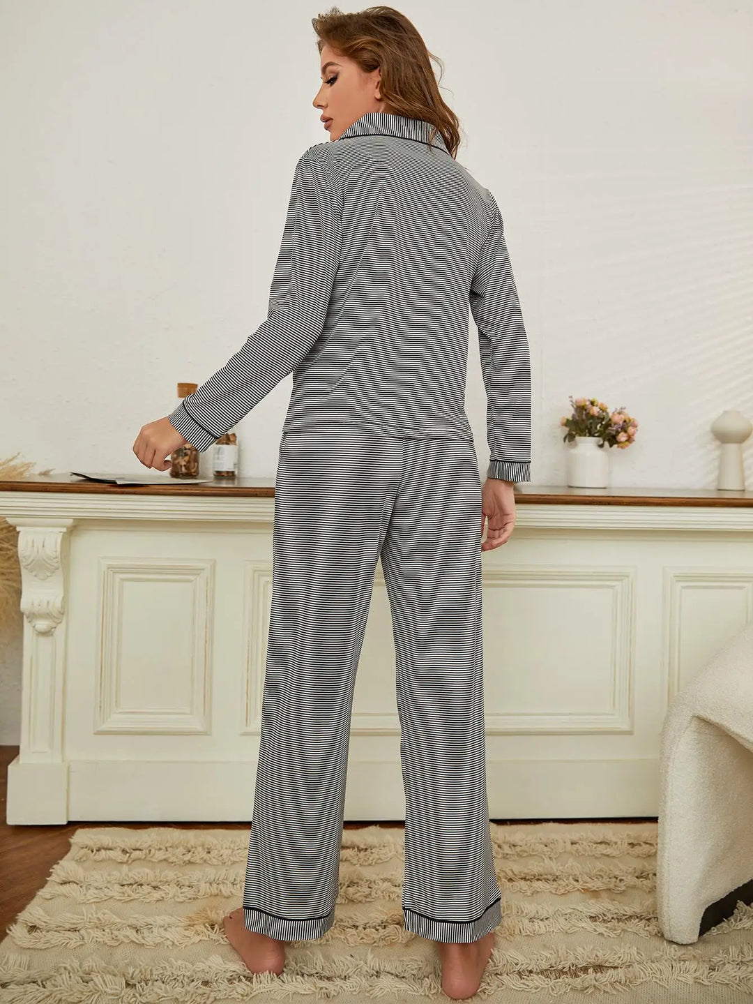 Pyjama à carreaux femme <br> Modèle #CARREAUX #PRINTEMPS